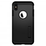 Spigen Tough Armor Case - хибриден кейс с най-висока степен на защита за iPhone XS Max (черен) 2