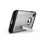 Spigen Slim Armor Case - хибриден кейс с поставка и най-висока степен на защита за iPhone XS Max (сребрист) 3