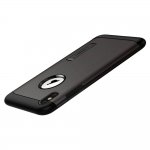 Spigen Slim Armor Case - хибриден кейс с поставка и най-висока степен на защита за iPhone XS Max (сив) 5