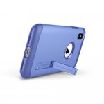 Spigen Slim Armor Case - хибриден кейс с поставка и най-висока степен на защита за iPhone XS Max (лилав) 4