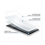 Eiger Tri Flex High Impact Film Screen Protector - качествено защитно покритие за дисплея на Sony Xperia XZ3 (два броя) 1