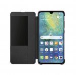 Huawei C-Hima Smart View Flip Cover - оригинален кожен калъф за Huawei Mate 20 (черен) 3