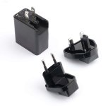 4smarts Travel Charger Set VoltPlug QC/PD 18W - захранване за ел. мрежа с USB-A изход и USB-C изход с адаптори за USA и UK стандарт (18W) (черен) 5