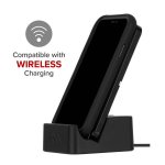 CaseMate Carbon Fibre Case - удароустойчив хибриден кейс за iPhone XS Max (черен) 5