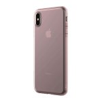 Incase Protective Clear Cover - удароустойчив силиконов (TPU) калъф за iPhone XS Max (прозрачен-розов) 4