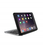 ZAGG Slim Book Keyboard Case - клавиатура, кейс и поставка за iPad Mini 4 и таблети с Bluetooth (черен) 4