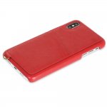 Torrii Koala Case - кожен кейс със слот за кр. карта за iPhone XS Max (червен) 1