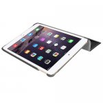 Macally Stand Case - полиуретанов калъф и поставка за iPad 5 (2017), iPad 6 (2018) (сив) 6