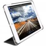 Macally Stand Case - полиуретанов калъф и поставка за iPad 5 (2017), iPad 6 (2018) (сив) 5