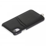 Torrii Koala Case - кожен кейс със слот за кр. карта за iPhone XR (черен) 1