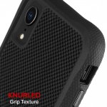 CaseMate Carbon Fibre Case - удароустойчив хибриден кейс за iPhone XR (черен) 1