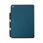 Prodigee Expert Case - кожен калъф, тип папка и поставка за  iPad 6 (2018), iPad 5 (2017) (син) 4