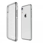 Prodigee Safetee Slim Case - хибриден кейс с висока степен на защита за iPhone XR (сребрист) 1