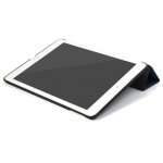Prodigee Fleep Case - кожен калъф, тип папка и поставка за iPad 6 (2018), iPad 5 (2017) (син) 4