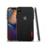 Verus Crystal Fit Label Case - удароустойчив силиконов (TPU) калъф за iPhone XR (прозрачен) 3