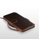 Verus Dandy Layered Case - кожен калъф, тип портфейл за iPhone XS Max (тъмнокафяв) 1