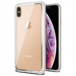 Verus Crystal Chrome Case - хибриден удароустойчив кейс за iPhone XS Max (прозрачен) 4