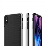 Verus High Pro Shield Case - висок клас хибриден удароустойчив кейс за iPhone XS Max (сребрист) 2
