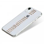 Bling My Thing Stripe Gold Swarovski - поликарбонатов кейс с кристали Сваровски за iPhone XR (прозрачен) 1