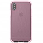 Tech21 Evo Check Case - хибриден кейс с висока защита за iPhone XS, iPhone X (розов-прозрачен) 3