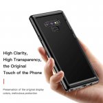 Baseus Safety Airbags Case - силиконов TPU калъф с най-висока степен на защита за Samung Galaxy Note 9 (прозрачен-черен) 4