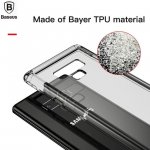 Baseus Safety Airbags Case - силиконов TPU калъф с най-висока степен на защита за Samung Galaxy Note 9 (прозрачен) 2