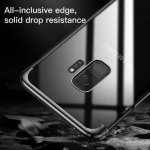 Baseus Glitter Case - поликарбонатов кейс за Samsung Galaxy S9 Plus (прозрачен-черен) 4