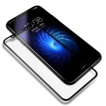 Baseus Curved Full Screen Tempered Glass (0.23 mm) - калено стъклено защитно покритие за целия дисплей на iPhone XS, iPhone X (прозрачен-черен)  1