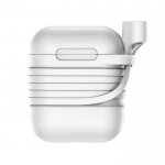 Baseus Airpods Silicone Case - силиконов калъф за Apple Airpods (бял) 1