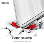 Baseus Glass Sparkling Case - силиконов (TPU) калъф със стъклен гръб за iPhone X (бял) 2