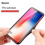Baseus Knight Case- силиконов (TPU) калъф за iPhone X (червен) 2