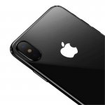 Baseus Simple Case - силиконов (TPU) калъф за iPhone XS (черен) 2