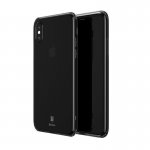 Baseus Simple Case - силиконов (TPU) калъф за iPhone XS (черен) 1