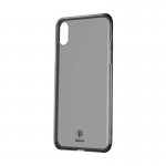 Baseus Simple Case - силиконов (TPU) калъф за iPhone XS (черен) 4