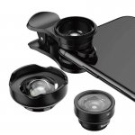 Baseus Short Videos Magic Camera - комплект качествени лещи Fish Eye, Wide Angle и Macro за смартфони и таблети 1