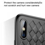 Baseus BV 2 Gen Case - силиконов (TPU) калъф  за iPhone XS, iPhone X (син) 5