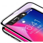 Baseus All-screen Arc-surface Tempered Glass (0.2 mm) - калено стъклено защитно покритие за целия дисплей на iPhone XS Max (прозрачен-черен)  1