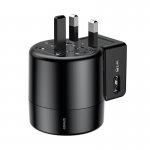 Baseus Rotation Universal Travel Adapter - захранване с 2 USB изхода и преходници за цял свят в едно устройство за мобилни устройства 5