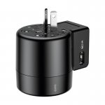 Baseus Rotation Universal Travel Adapter - захранване с 2 USB изхода и преходници за цял свят в едно устройство за мобилни устройства 4