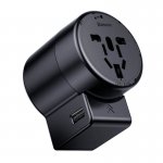 Baseus Rotation Universal Travel Adapter - захранване с 2 USB изхода и преходници за цял свят в едно устройство за мобилни устройства 1