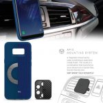 Evutec Aergo Ballistic Nylon - хибриден TPU калъф с магнитна поставка за Samsung Galaxy S8 (син) 4