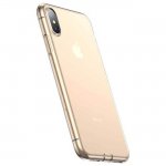 Baseus Simple Case - силиконов (TPU) калъф за iPhone XS Max (златист) 1