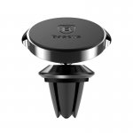 Baseus Small Ears Magnetic Car Air Vent Holder - магнитна поставка за радиатора на кола за смартфони (черен) 1