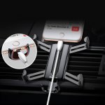 Baseus Spiderman Gravity Car Mount - поставка за радиатора на кола за смартфони с дисплеи до 6 инча (черна) 10