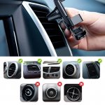 Baseus Spiderman Gravity Car Mount - поставка за радиатора на кола за смартфони с дисплеи до 6 инча (черна) 8