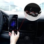 Baseus Spiderman Gravity Car Mount - поставка за радиатора на кола за смартфони с дисплеи до 6 инча (черна) 9