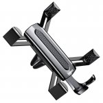 Baseus Spiderman Gravity Car Mount - поставка за радиатора на кола за смартфони с дисплеи до 6 инча (черна) 3