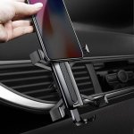 Baseus Spiderman Gravity Car Mount - поставка за радиатора на кола за смартфони с дисплеи до 6 инча (черна) 11