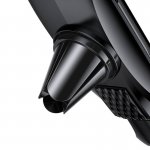 Baseus Spiderman Gravity Car Mount - поставка за радиатора на кола за смартфони с дисплеи до 6 инча (черна) 6