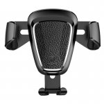 Baseus Gravity Car Mount - поставка за радиатора на кола за смартфони с дисплеи до 6 инча (черна) 1